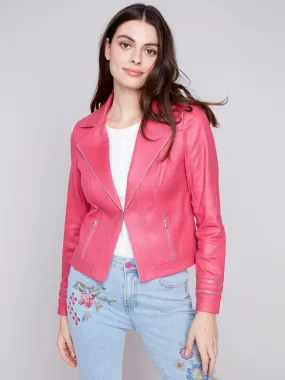 Vintage Faux Leather Jacket - Punch