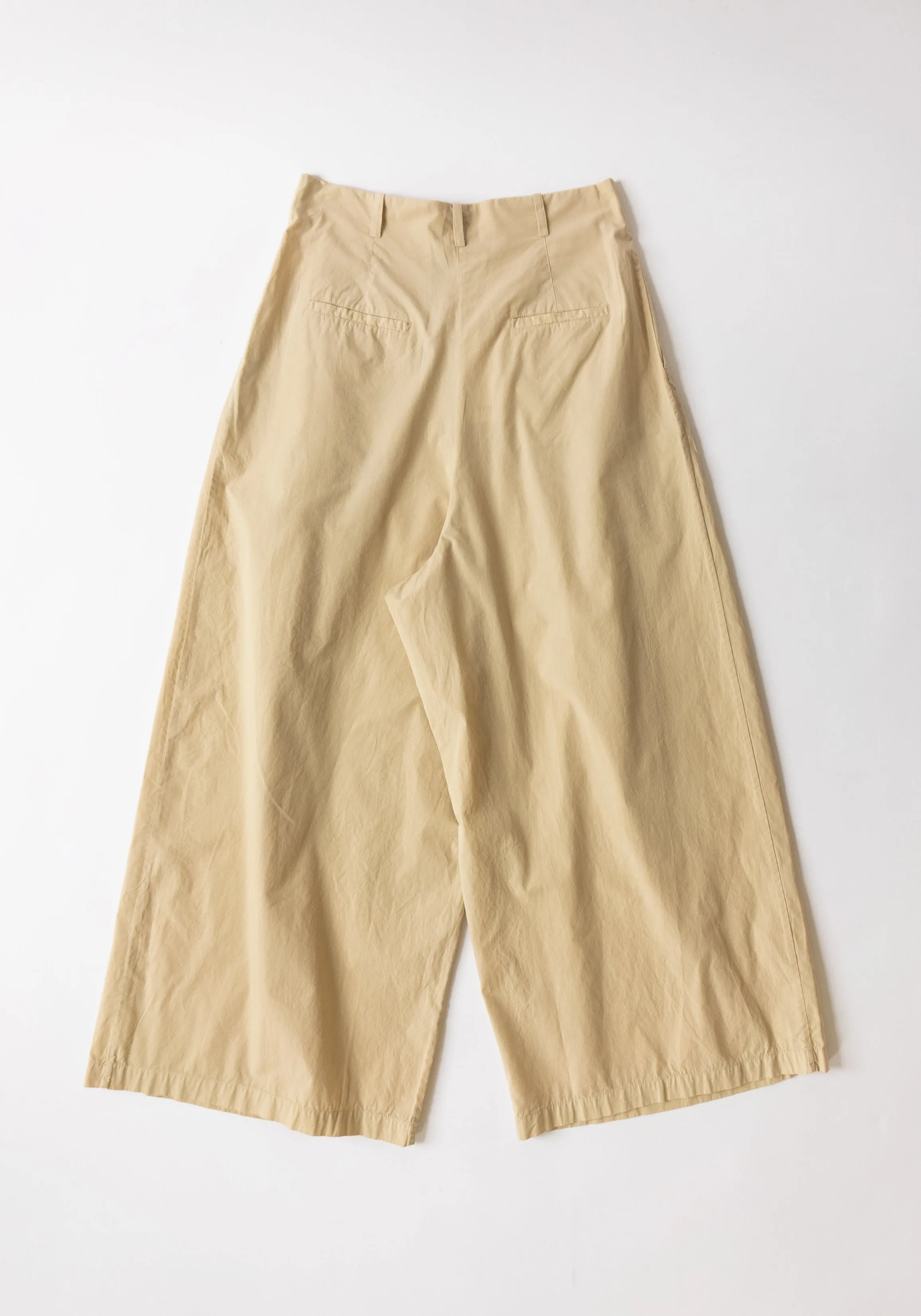 Volume Pant in Beige