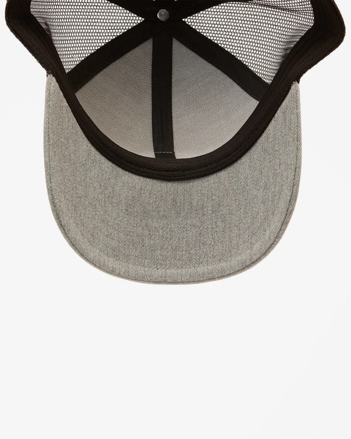 Walled Trucker Hat - Grey Black