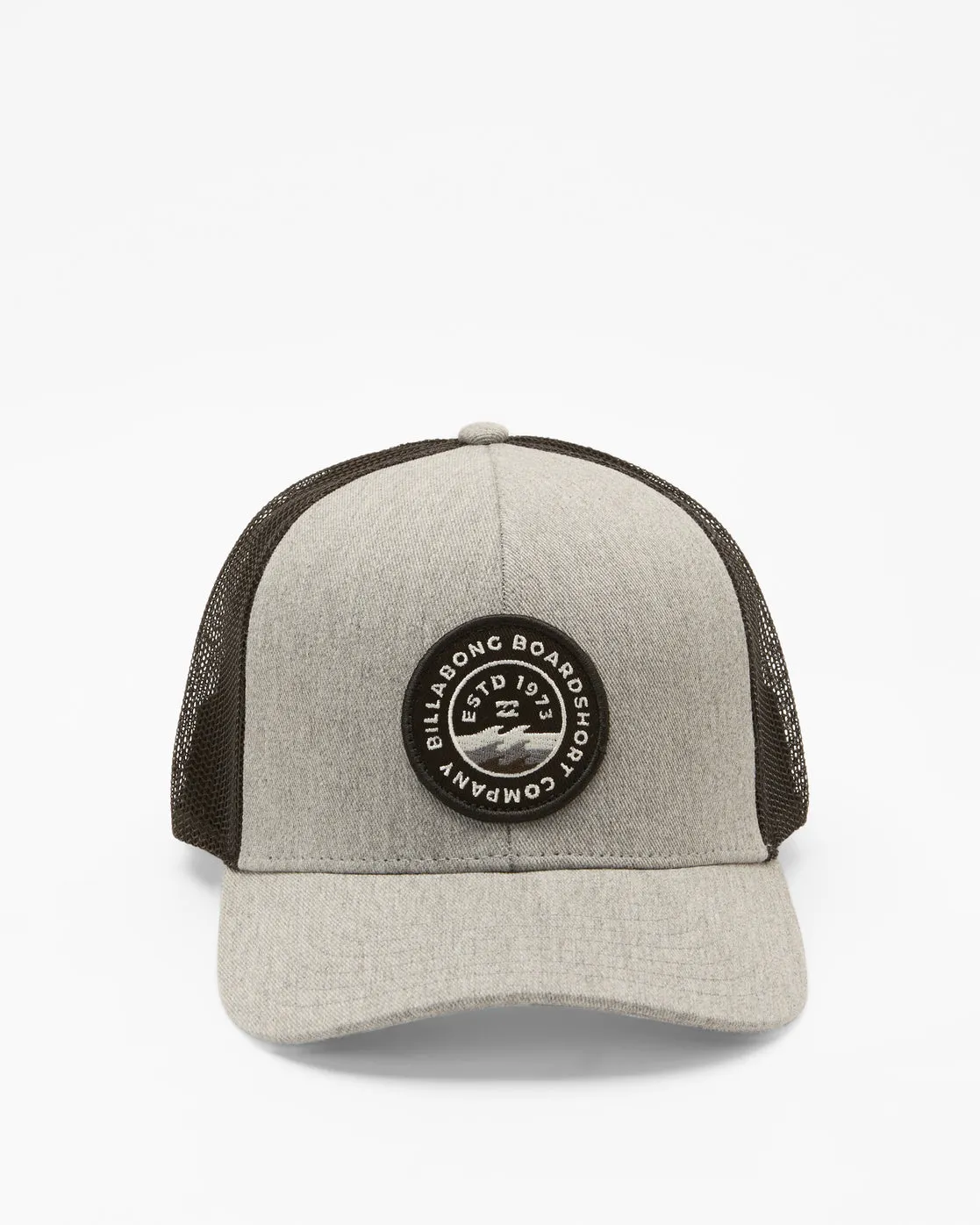 Walled Trucker Hat - Grey Black