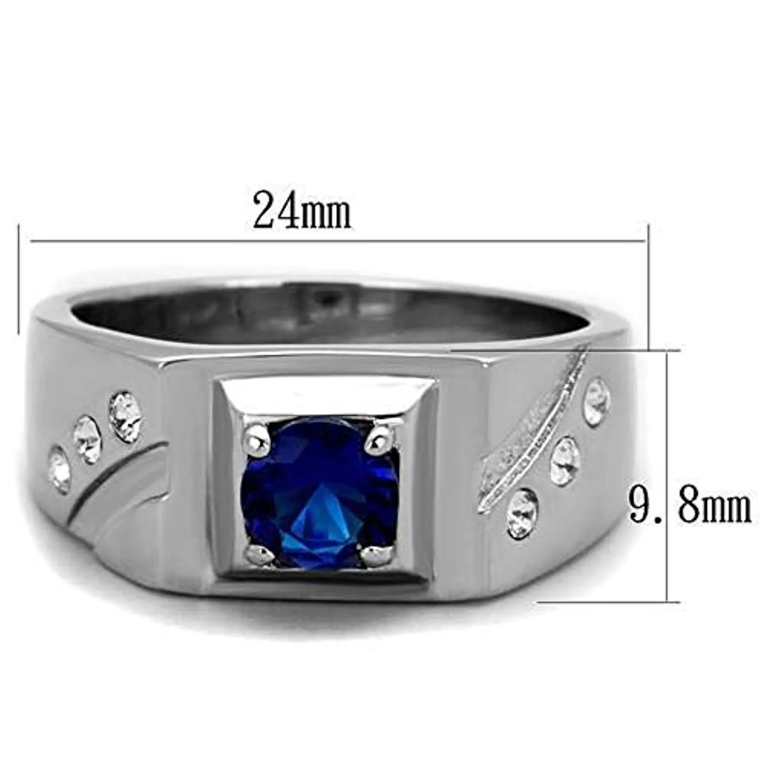 WildKlass Stainless Steel Ring High Polished (no Plating) Men Synthetic Montana