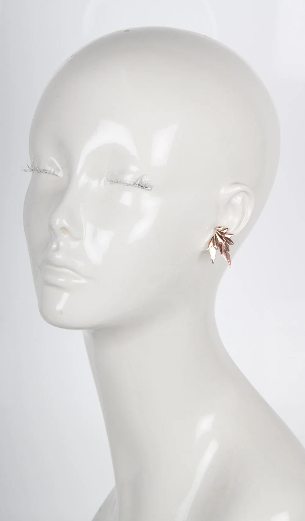 Wing Reverse Earring, Rose Gold