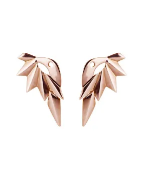 Wing Reverse Earring, Rose Gold