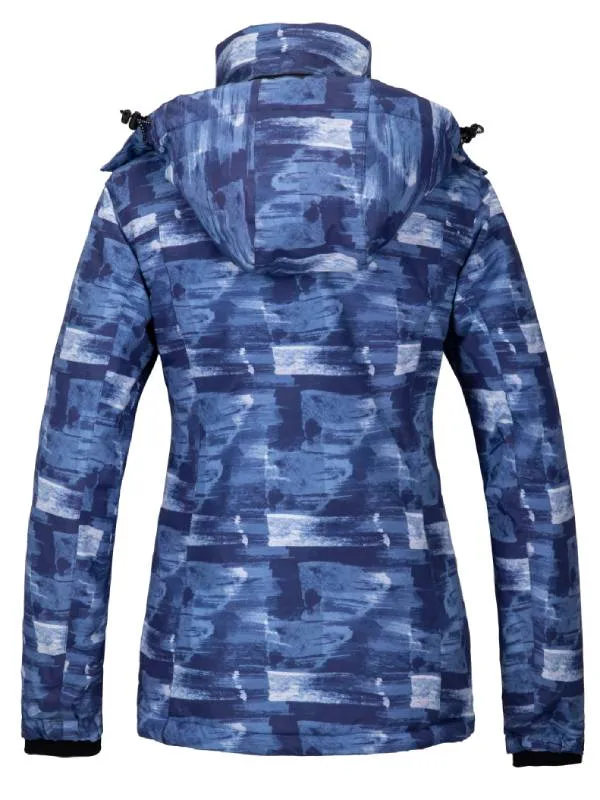 Women's Waterproof Ski Jacket Windproof Colorful Print