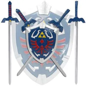 Zelda Hylian Shield & Swords Wall Display Set