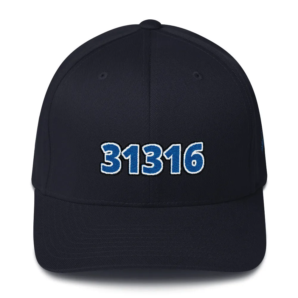 Zip Code 31316 Structured Twill Cap